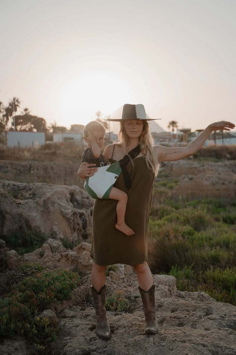 Portrait of Sarah, Co-Founder & Mom of Two